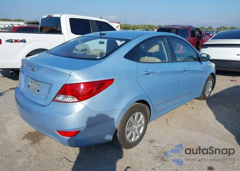 2013 Hyundai Accent Gls из США, поврежденный, VIN KMHCT4AE6DU525418